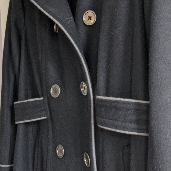 Esprit Collection Double-Breasted Wool Coat - Picture 3 of 7